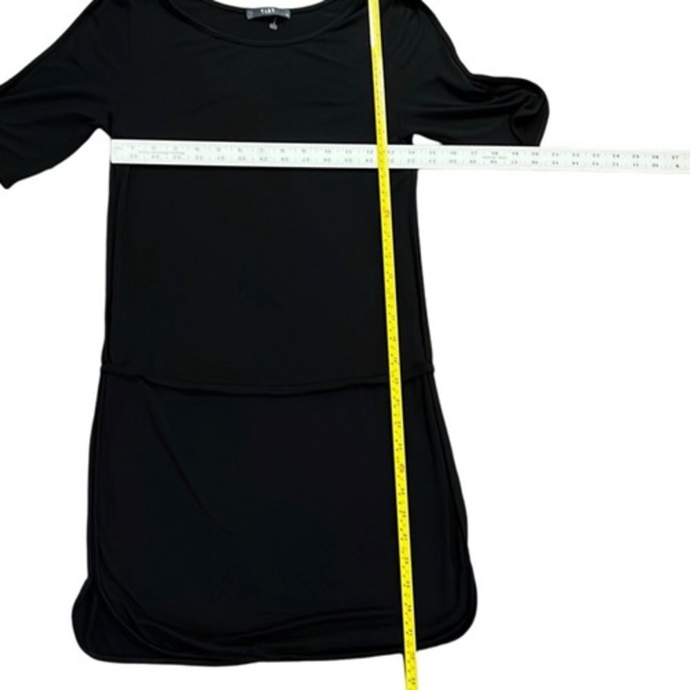 Tart‎ womens dress Size XS black modal blend pullover short sleeve knee length - Picture 6 of 8